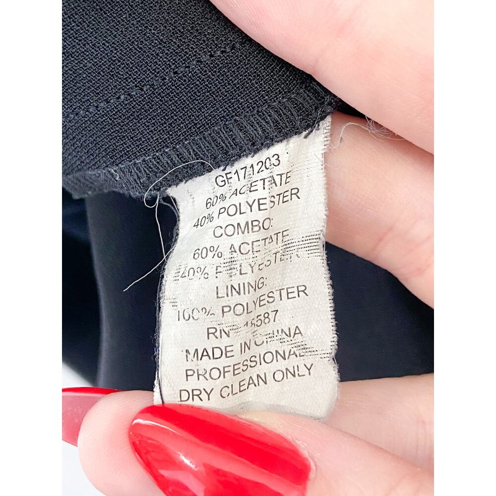 Jason Wu Grey Black Cream Fit Flare Dress 2 Modern Contemporary Minimalist Sleek - Picture 10 of 10